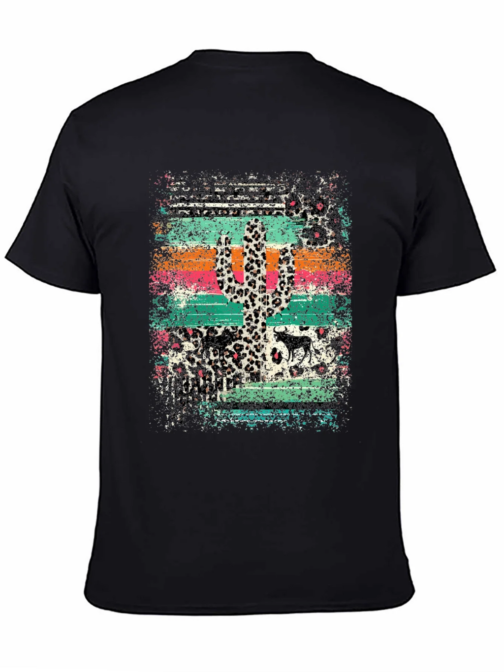 Desert Leopard Cactus Graphic Tee product image 4