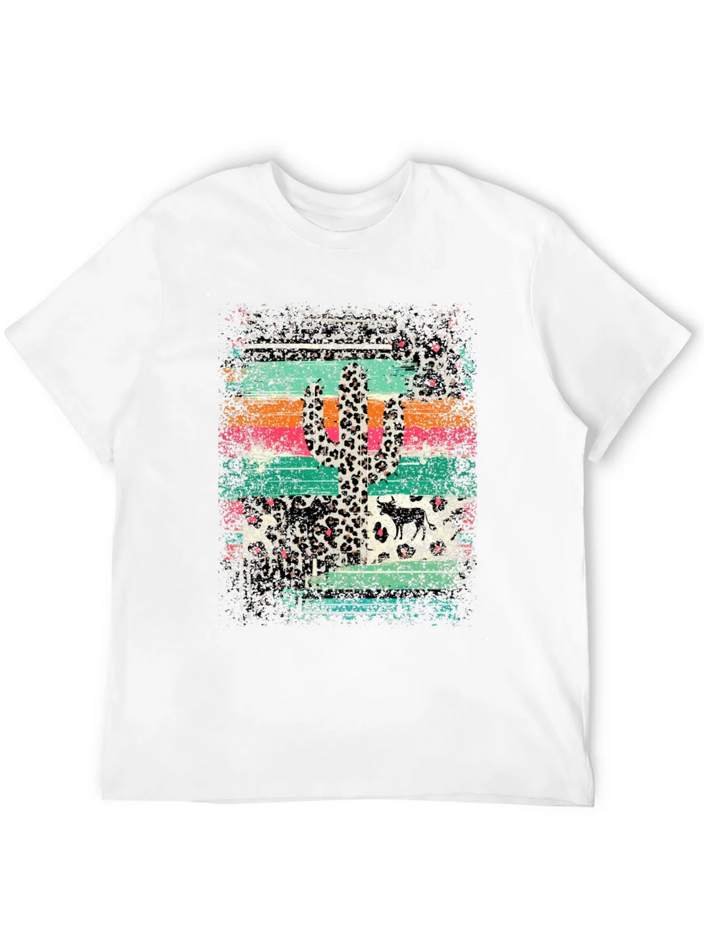Desert Leopard Cactus Graphic Tee product image 11