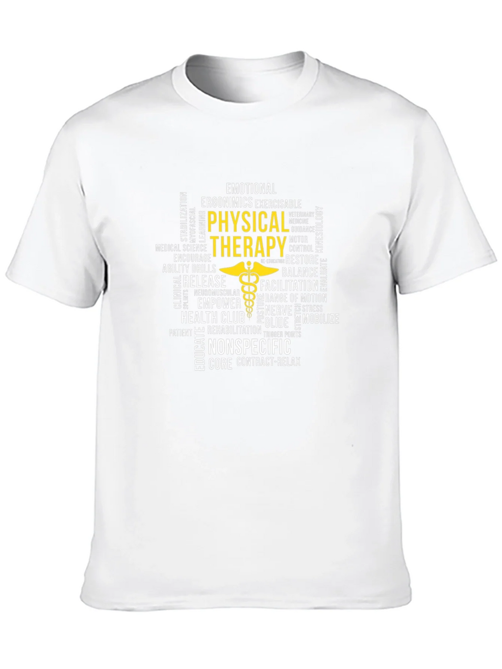 Physical Therapy Word Art T-Shirt product image 9