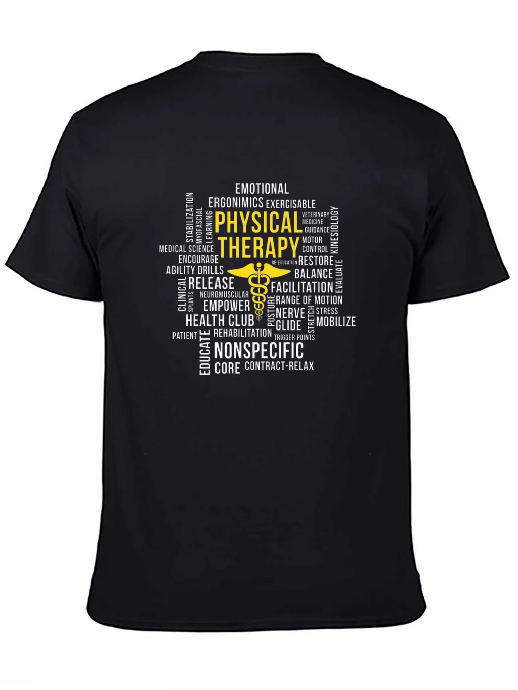 Physical Therapy Word Art T-Shirt product image 4