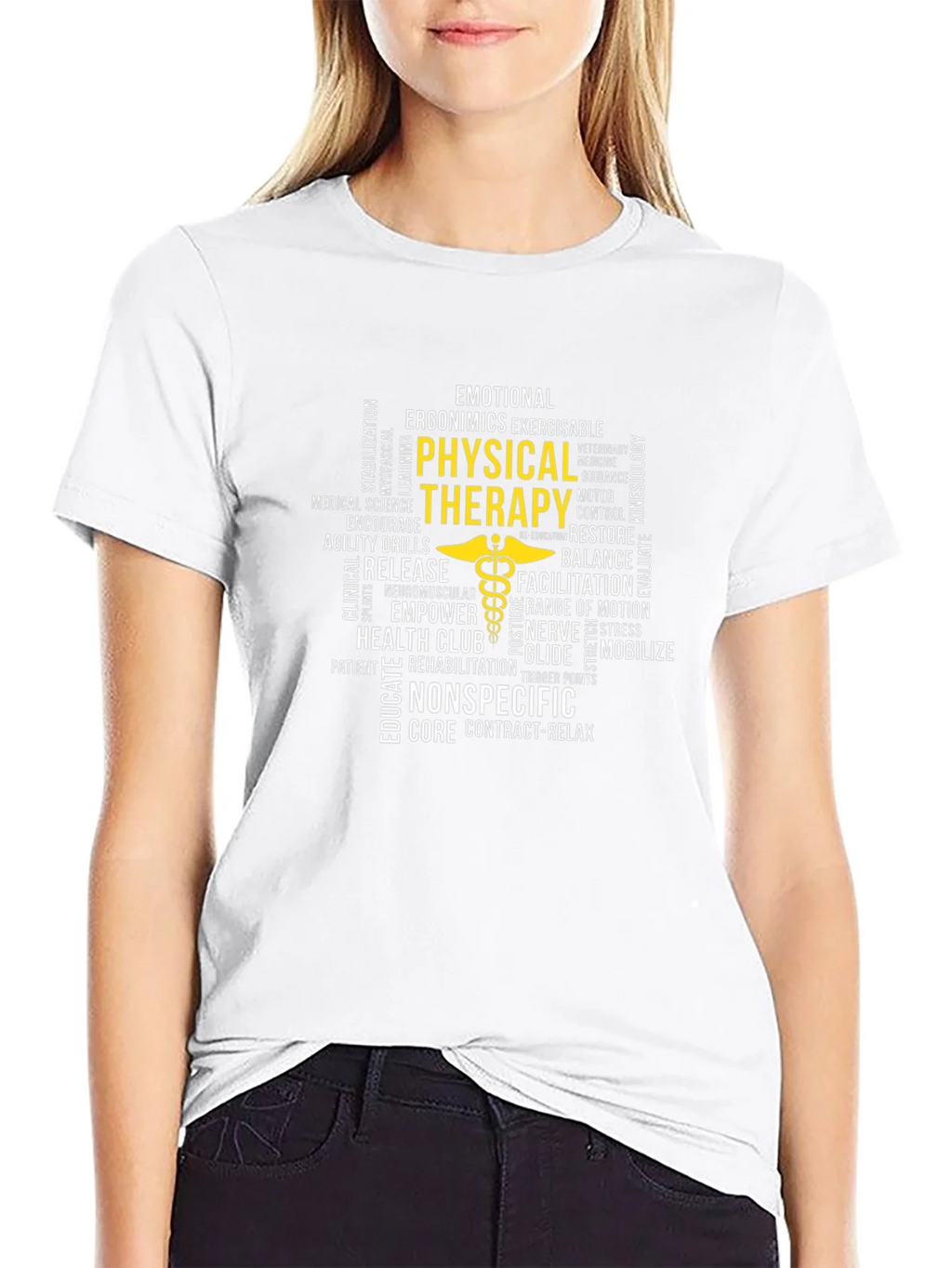 Physical Therapy Word Art T-Shirt product image 8