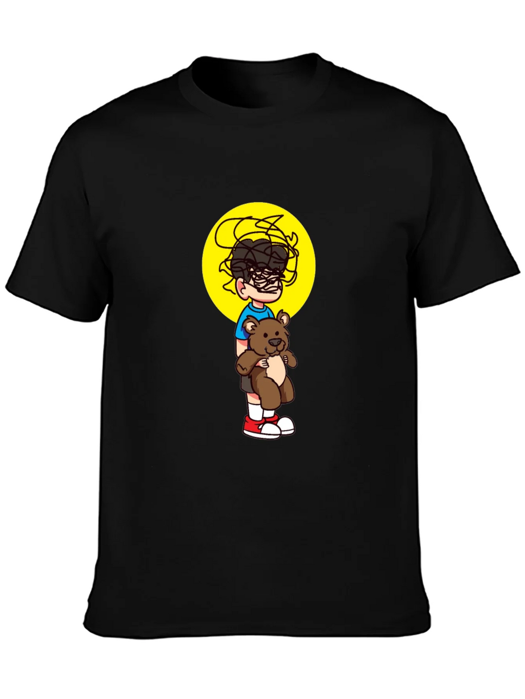 Boy with Teddy Graphic Tee product image 3