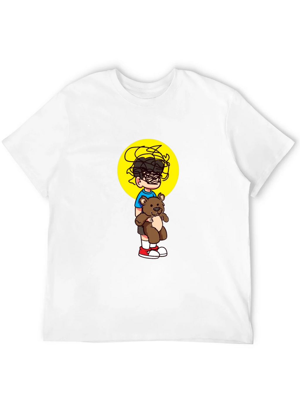 Boy with Teddy Graphic Tee product image 9
