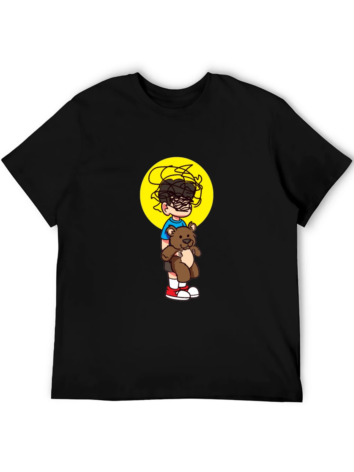 Boy with Teddy Graphic Tee product image 5