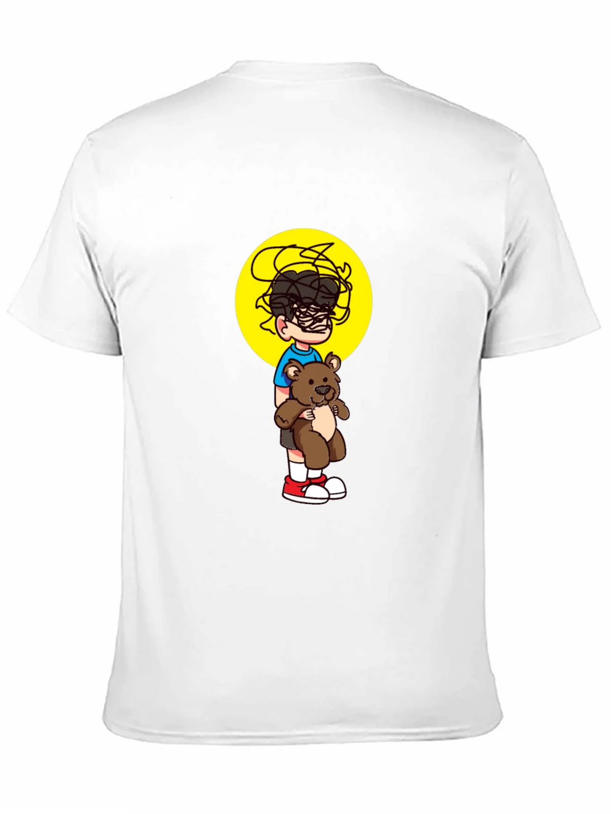 Boy with Teddy Graphic Tee product image 8