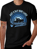 Just a Boy Who Loves Grasshoppers Graphic Tee product image 1