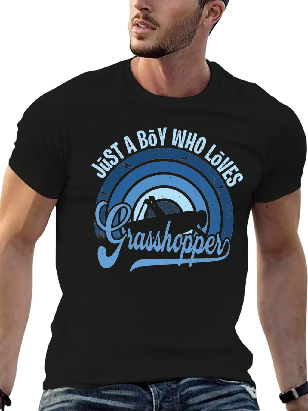 Just a Boy Who Loves Grasshoppers Graphic Tee product image 6