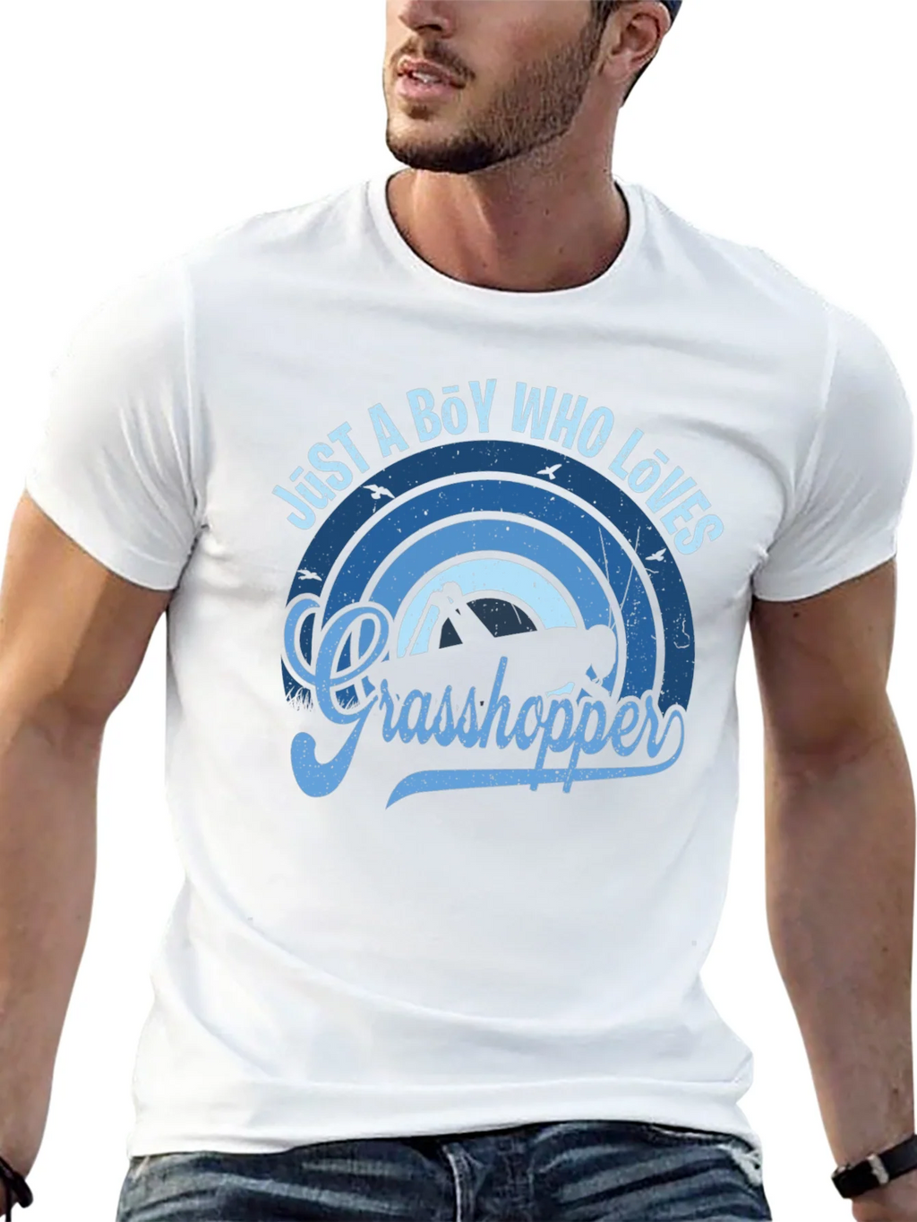 Just a Boy Who Loves Grasshoppers Graphic Tee product image 12