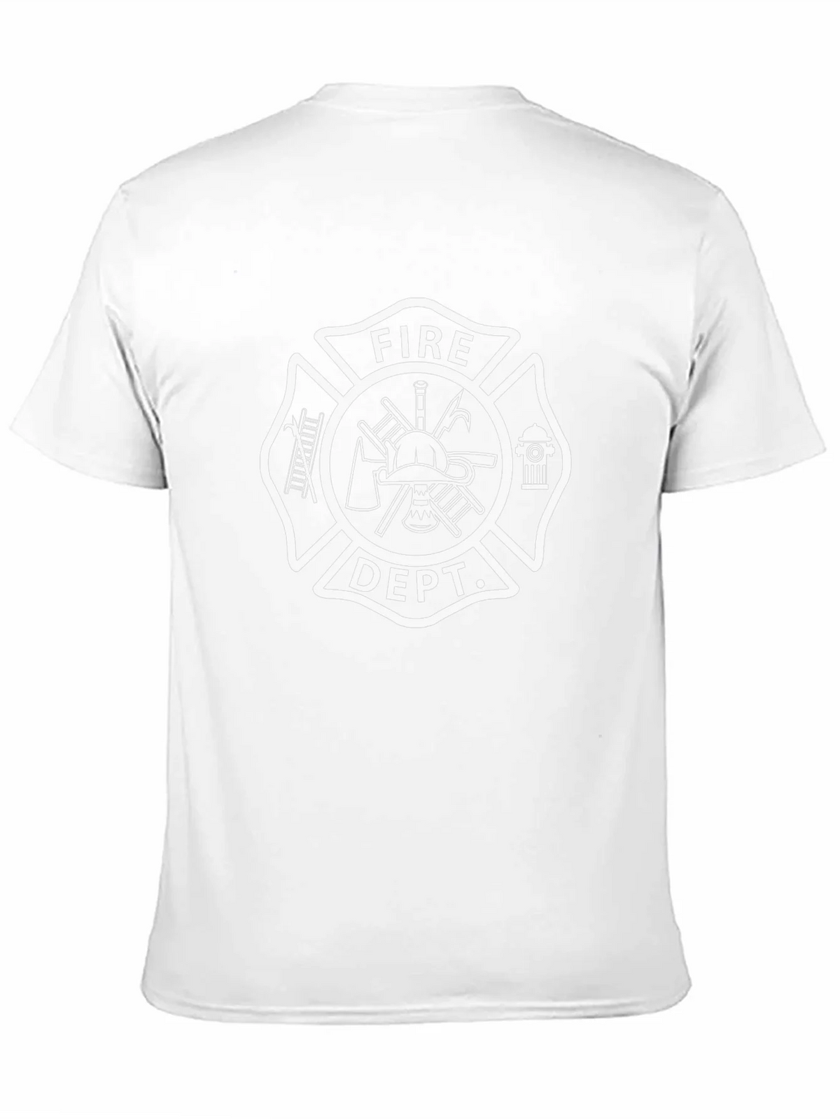 Fire Department Maltese Cross Graphic T-Shirt product image 10