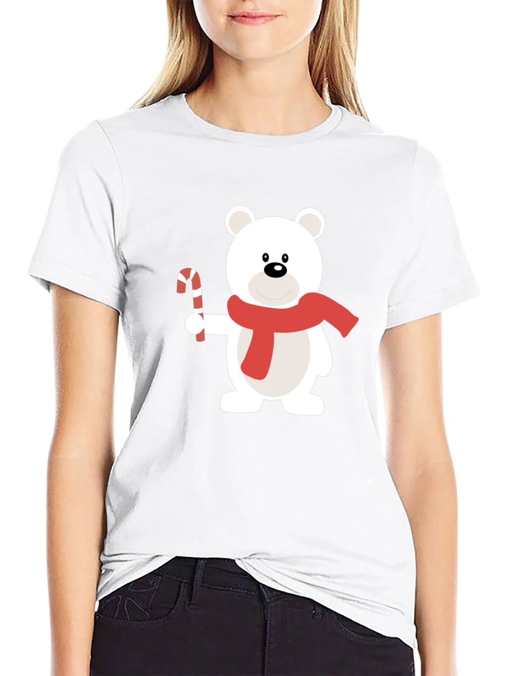 Festive Bear Graphic Tee - Holiday Style product image 8