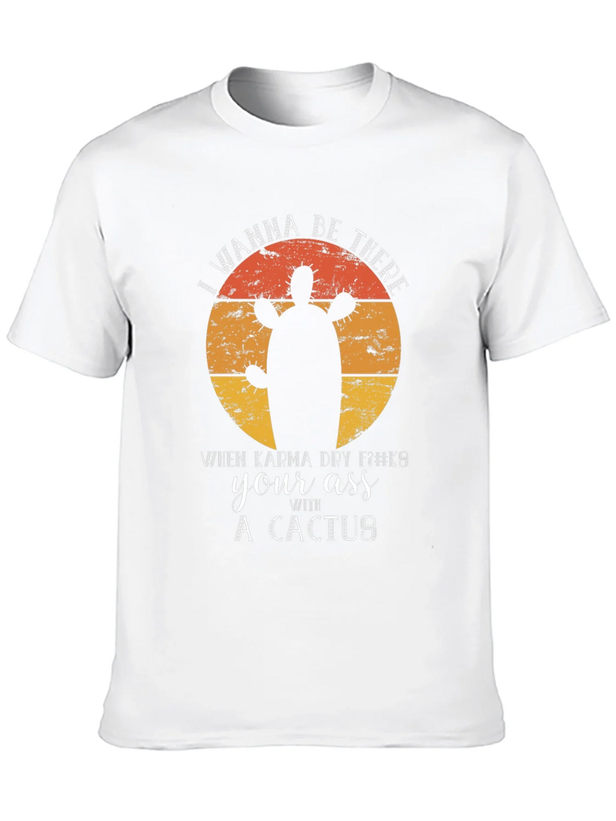 Karma Cactus Graphic Tee - Funny Sarcastic Novelty T-Shirt product image 9