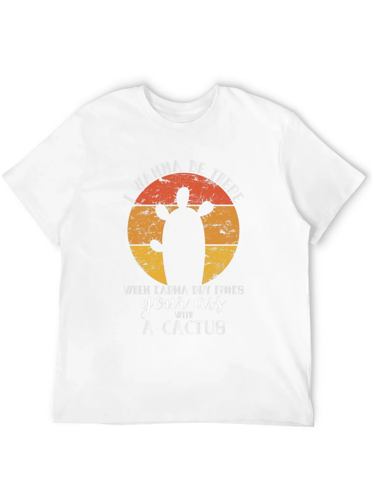 Karma Cactus Graphic Tee - Funny Sarcastic Novelty T-Shirt product image 11
