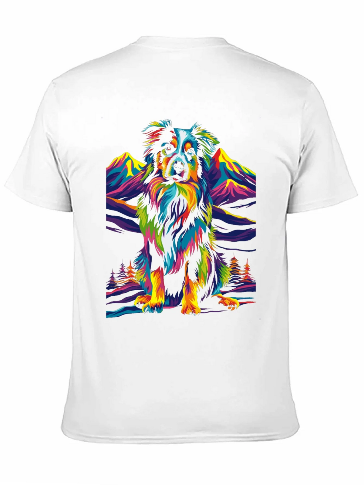 Colorful Dog Graphic Tee product image 10
