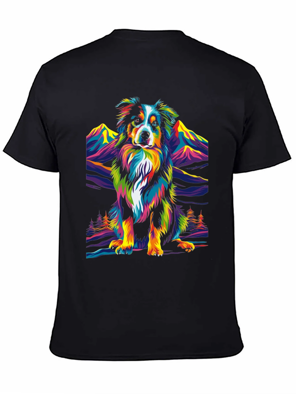 Colorful Dog Graphic Tee product image 4