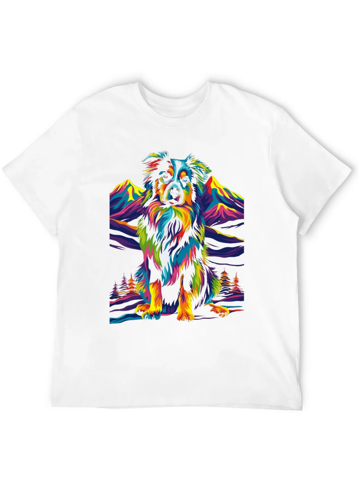 Colorful Dog Graphic Tee product image 11