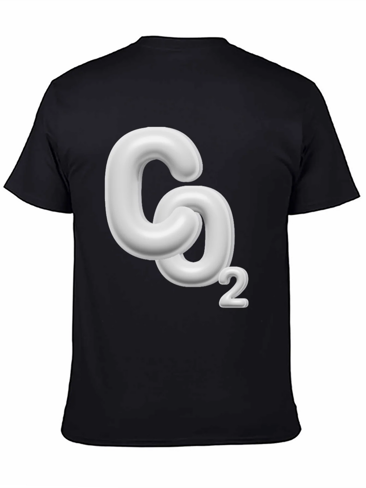 CO2 Molecule Graphic Black T-Shirt product image 4