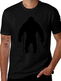 Bigfoot Silhouette Graphic Tee - Mens Black T-Shirt product image 1