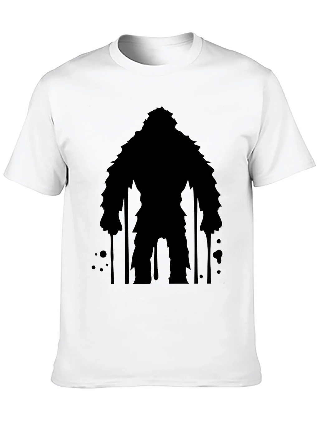 Bigfoot Silhouette Graphic Tee - Mens Black T-Shirt product image 2