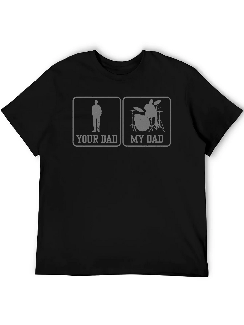 Your Dad My Drummer Graphic Tee - Black product image 5