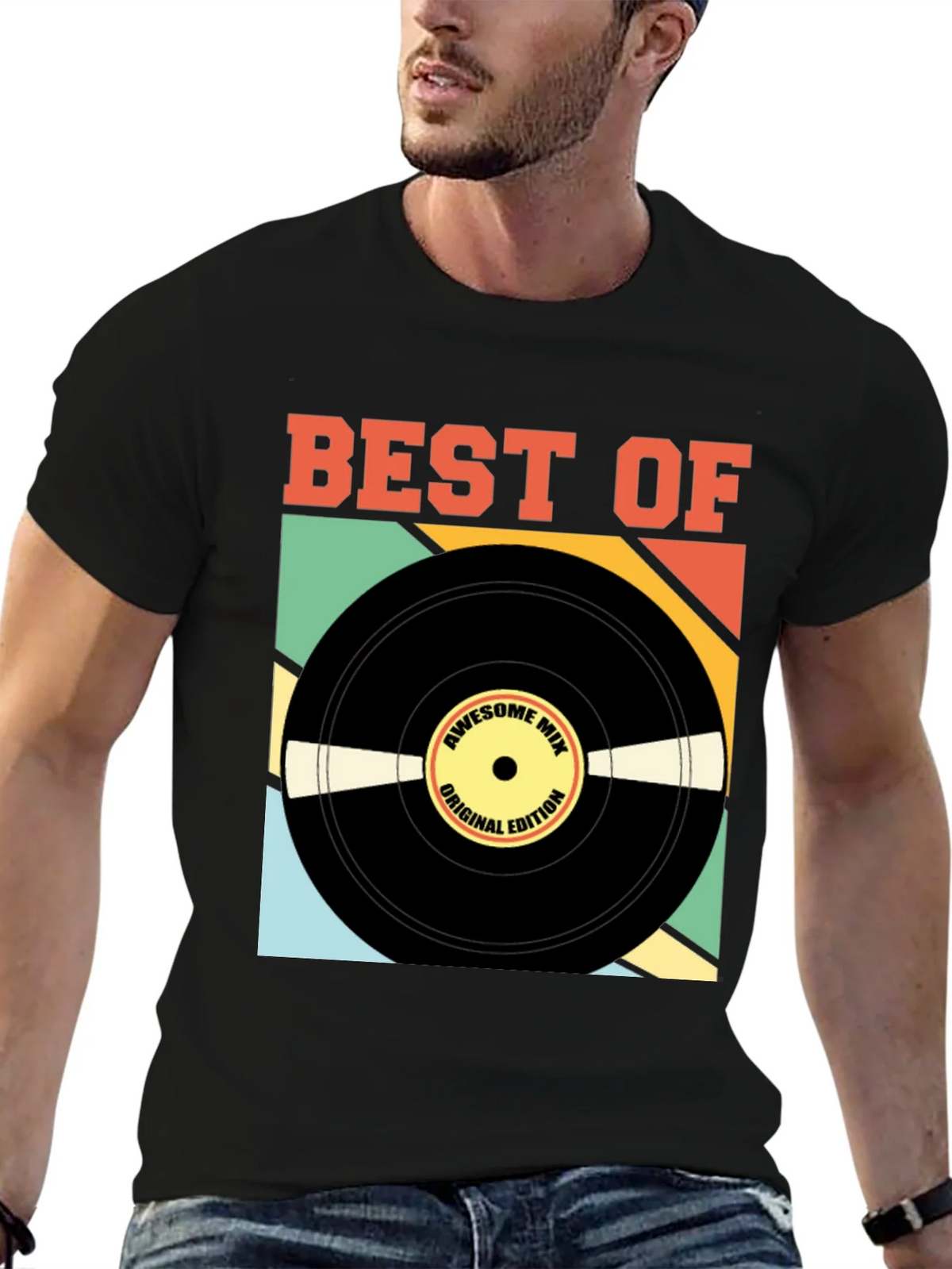 Best Of Vinyl Record Graphic Tee - Retro Music Lover T-Shirt product image 6