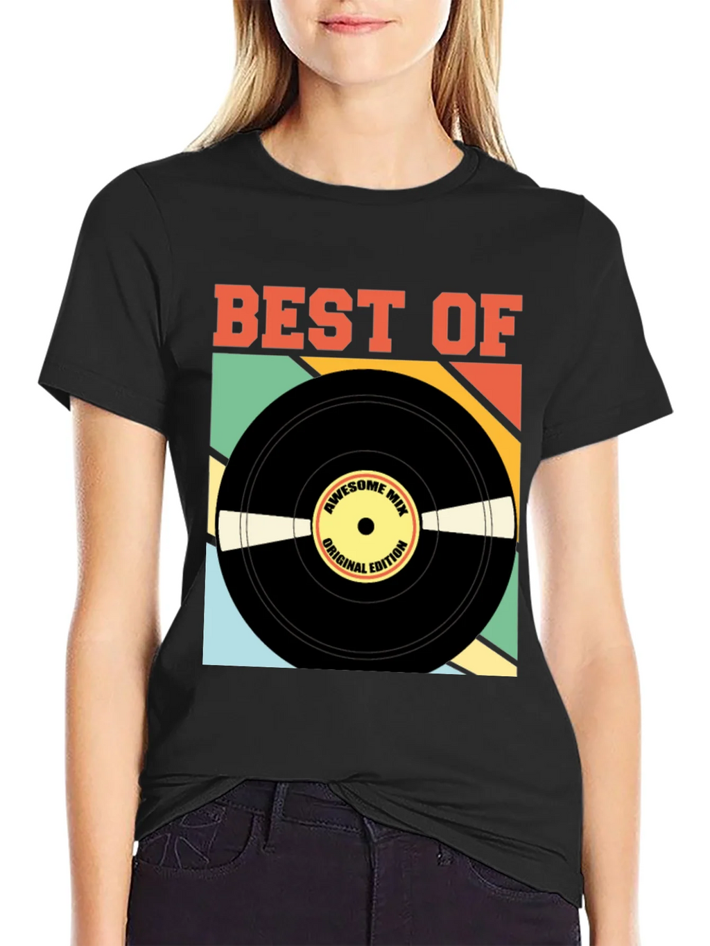 Best Of Vinyl Record Graphic Tee - Retro Music Lover T-Shirt product image 2