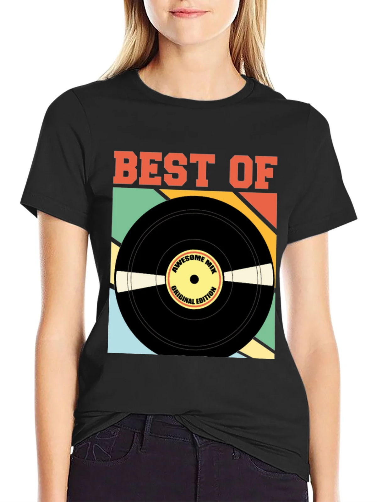 Best Of Vinyl Record Graphic Tee - Retro Music Lover T-Shirt product image 2