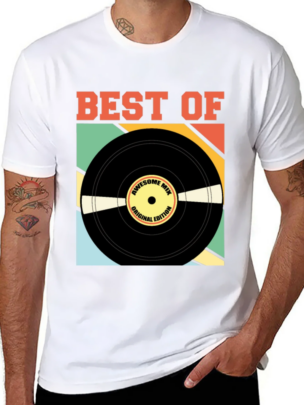 Best Of Vinyl Record Graphic Tee - Retro Music Lover T-Shirt product image 7
