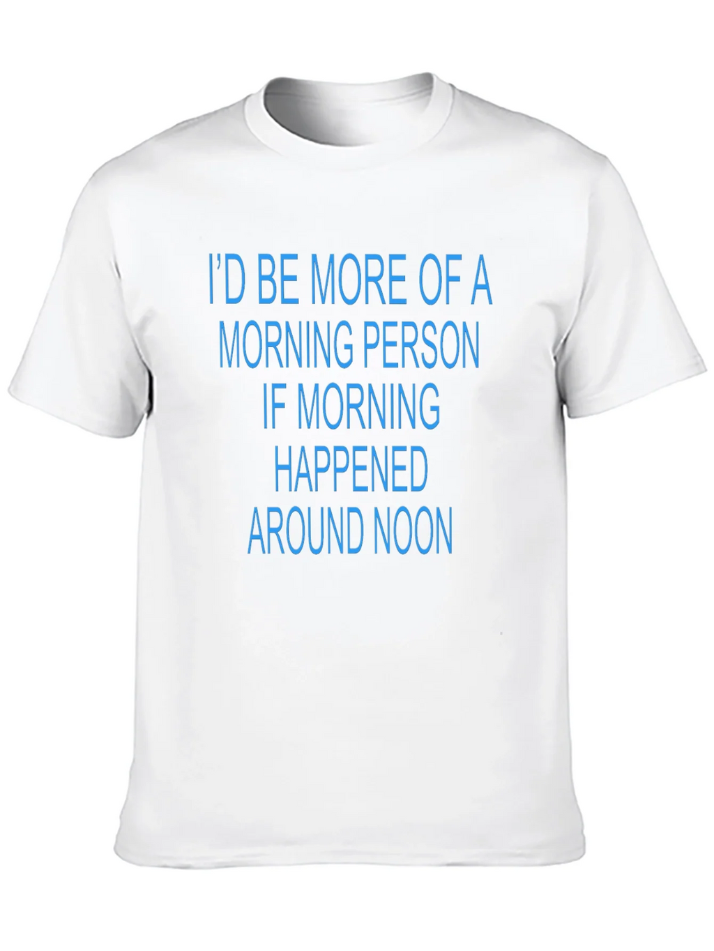 Funny Morning Person T-Shirt - Black Novelty Tee product image 9