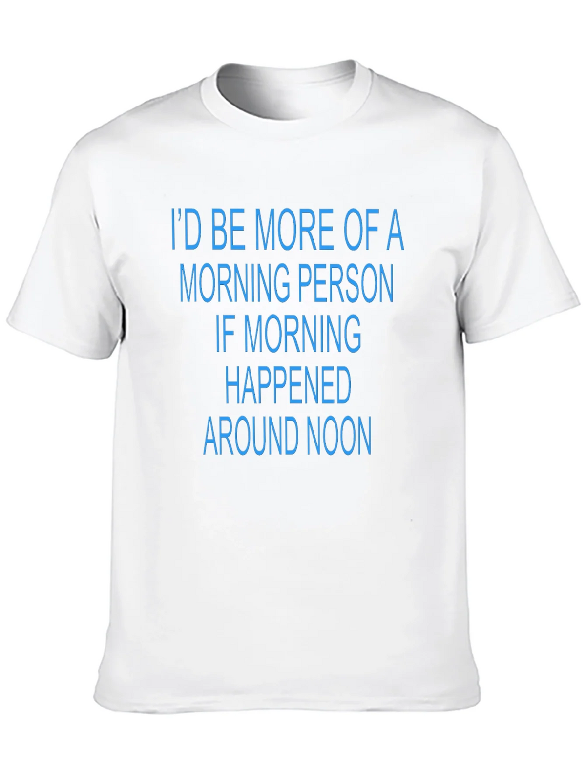 Funny Morning Person T-Shirt - Black Novelty Tee product image 9