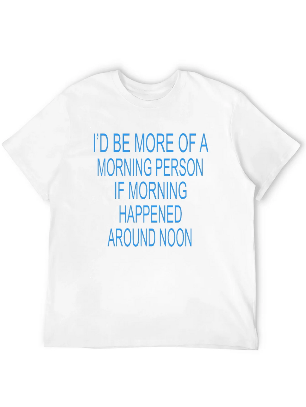 Funny Morning Person T-Shirt - Black Novelty Tee product image 11