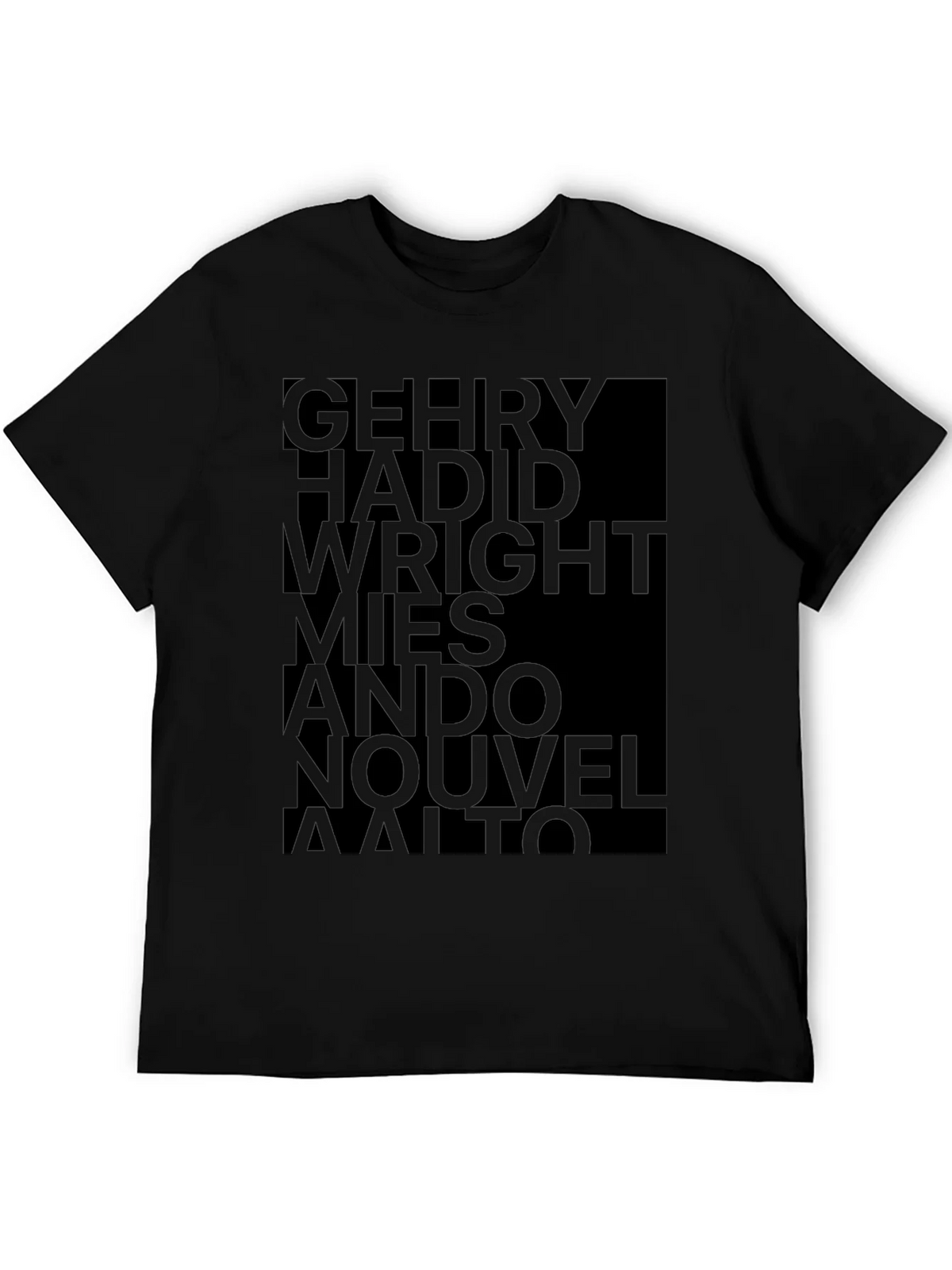 Architect Names T-Shirt - Modern Art Tee product image 3