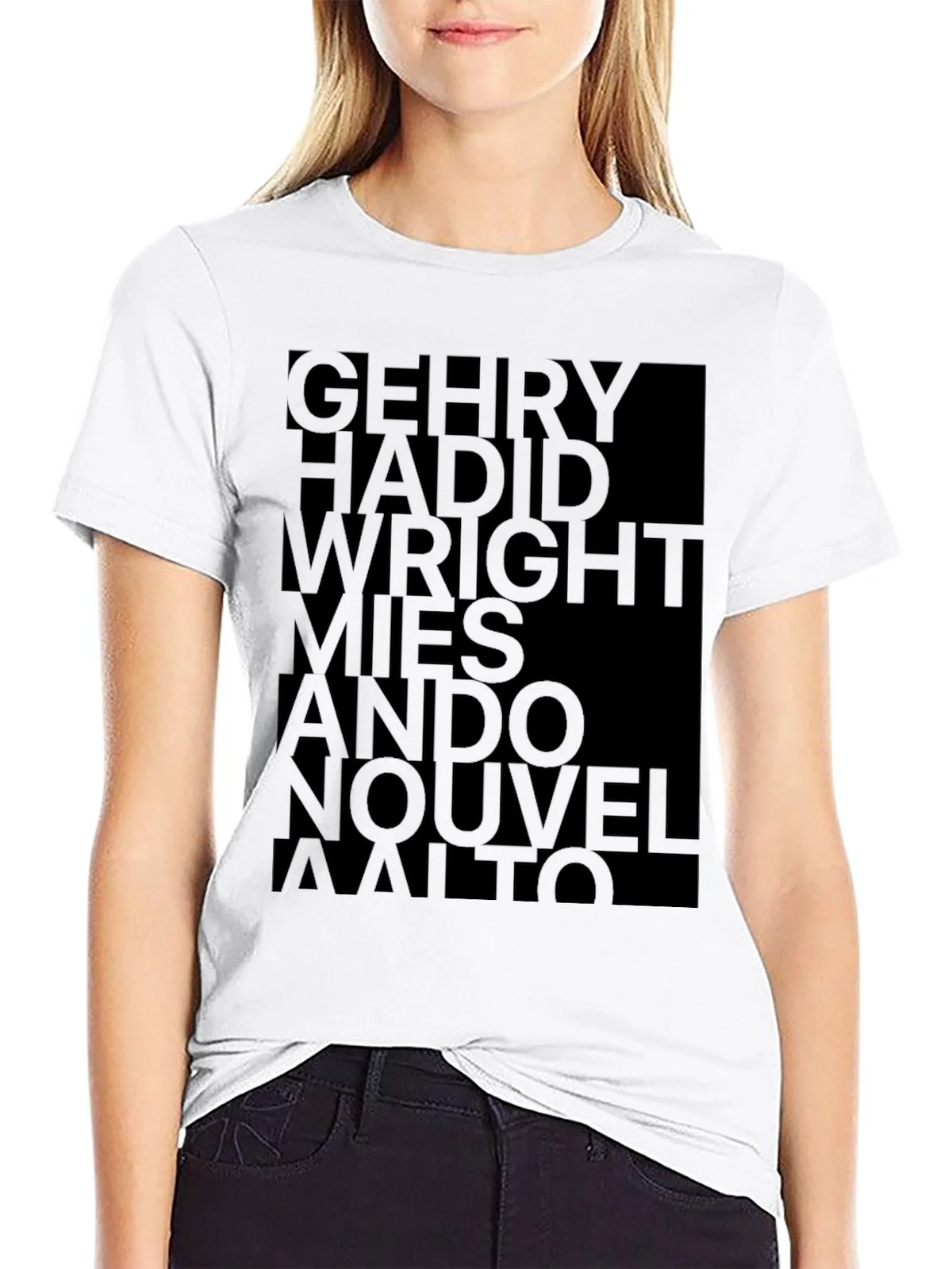 Architect Names T-Shirt - Modern Art Tee product image 6