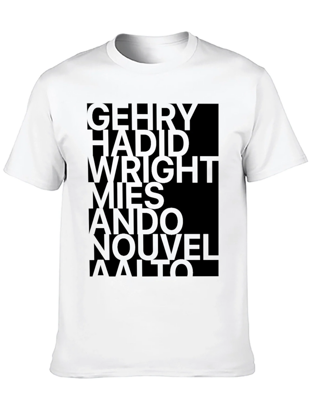 Architect Names T-Shirt - Modern Art Tee product image 7