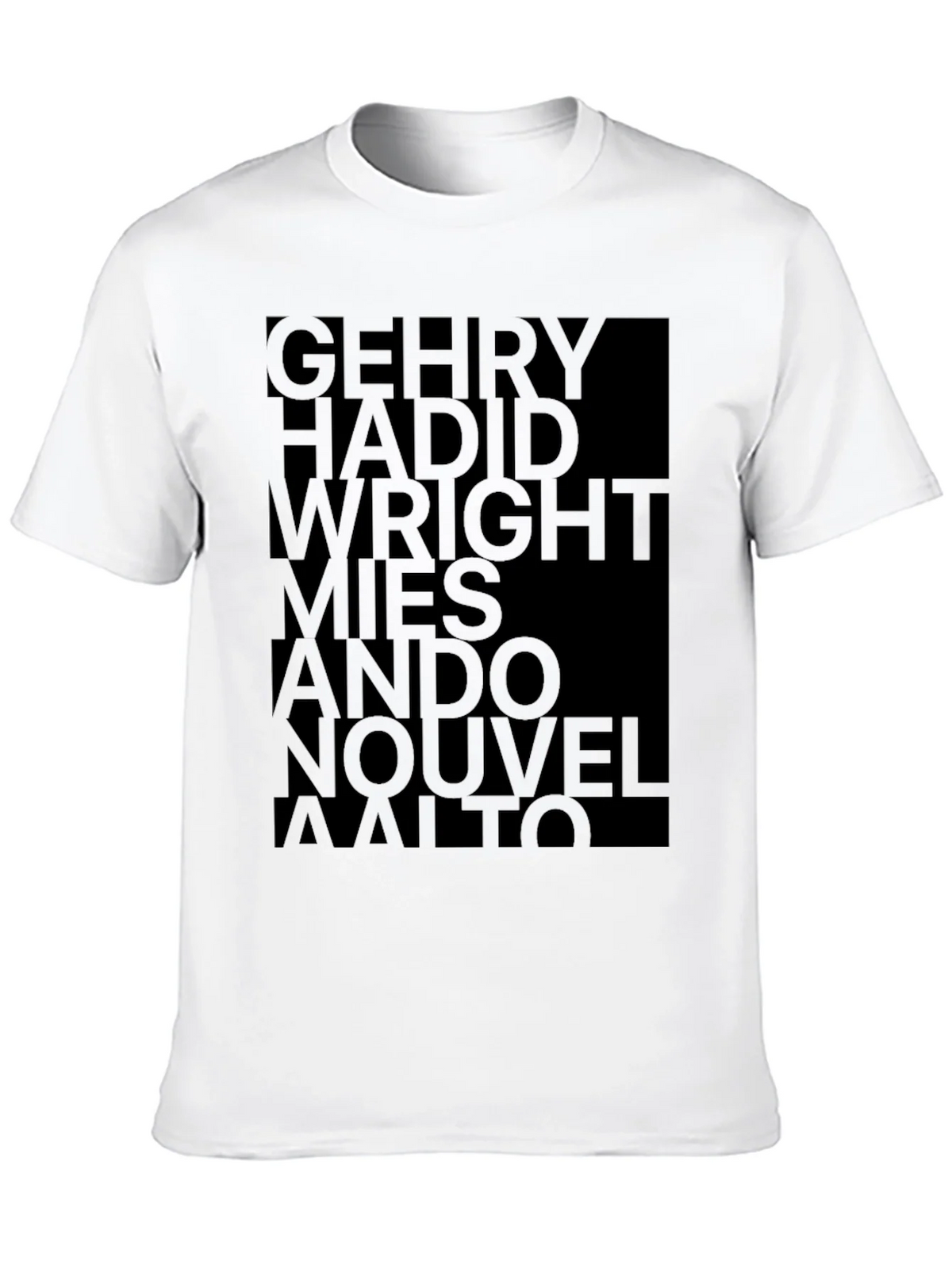 Architect Names T-Shirt - Modern Art Tee product image 7