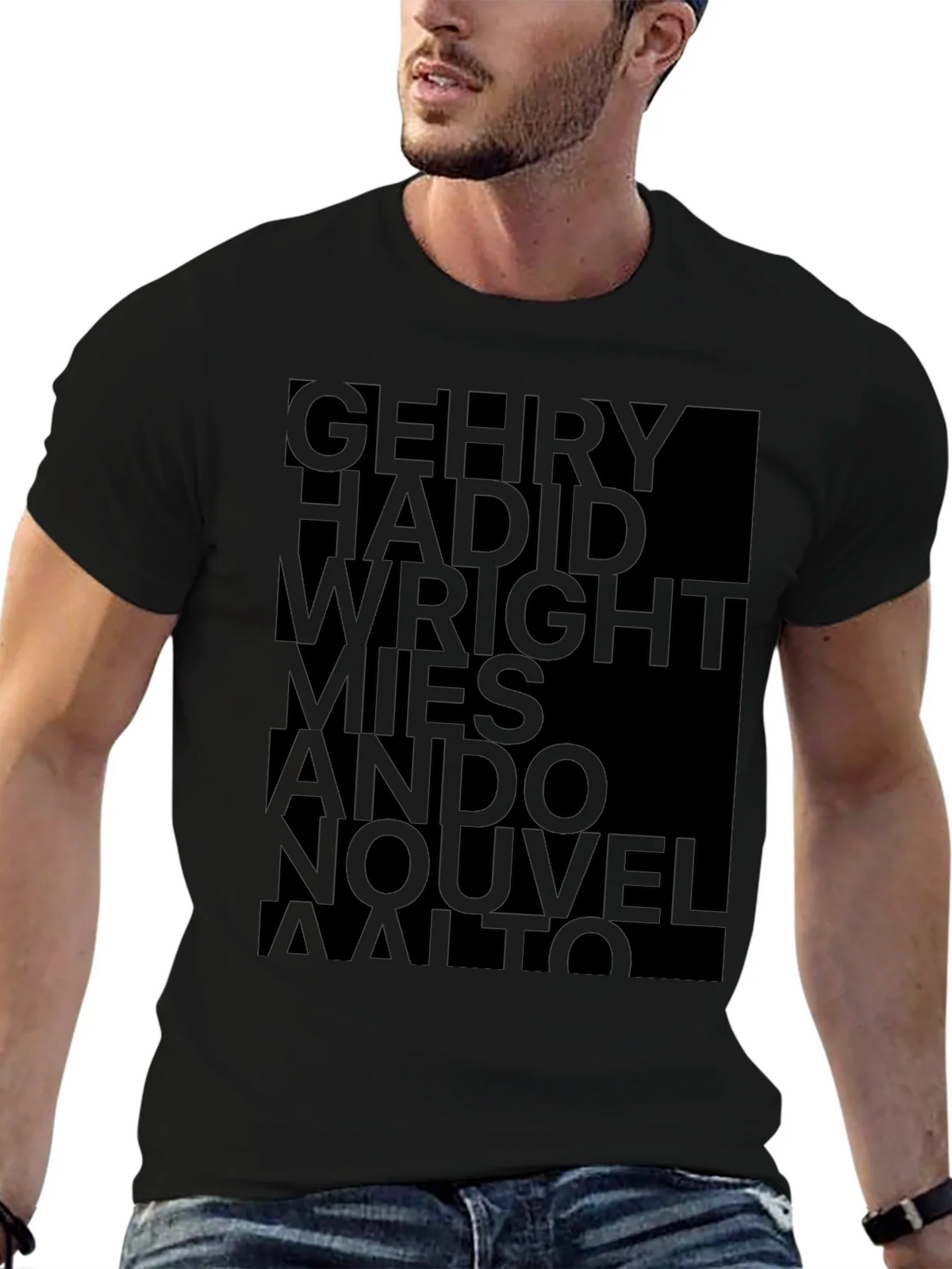 Architect Names T-Shirt - Modern Art Tee product image 4