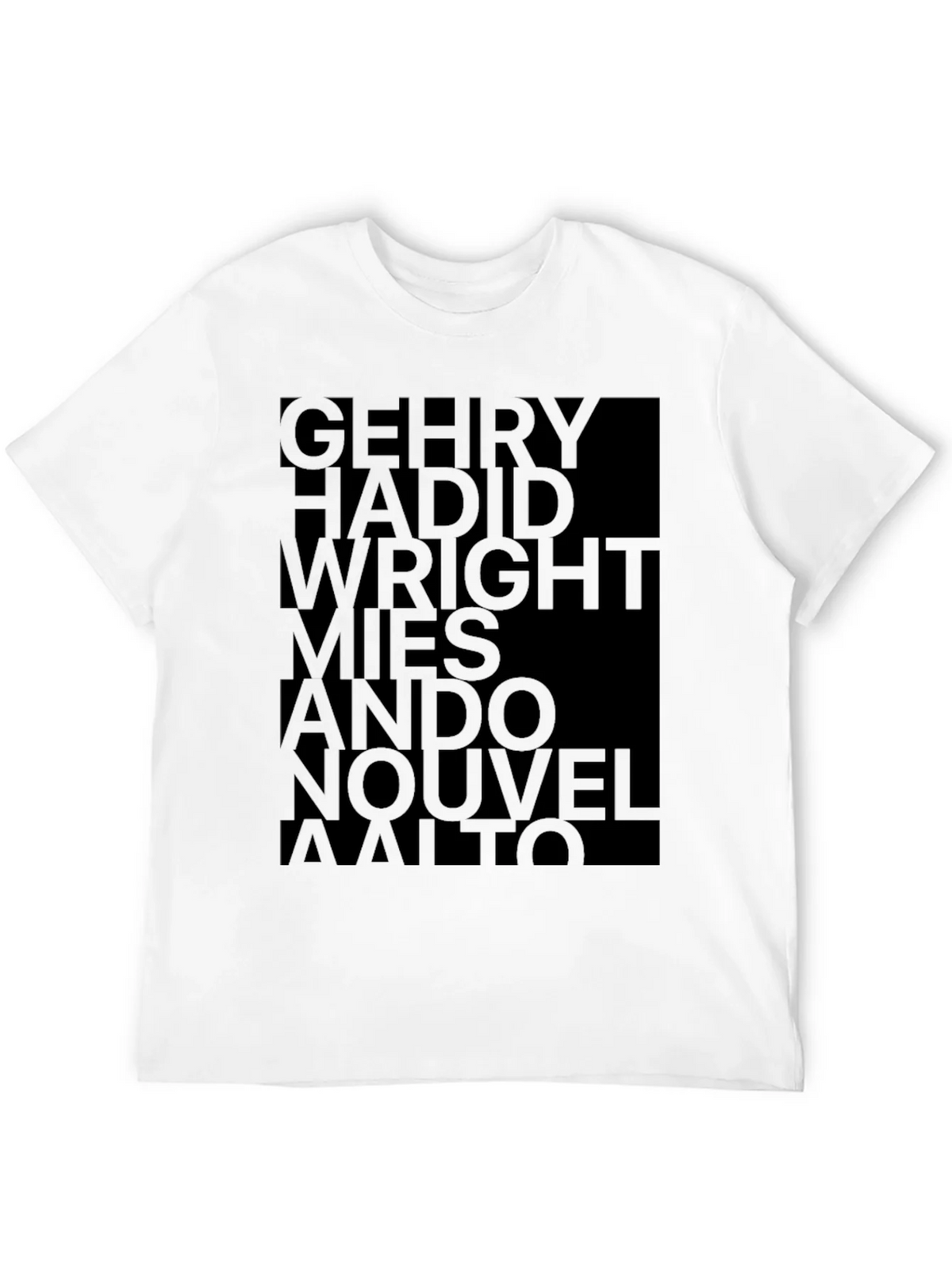 Architect Names T-Shirt - Modern Art Tee product image 9