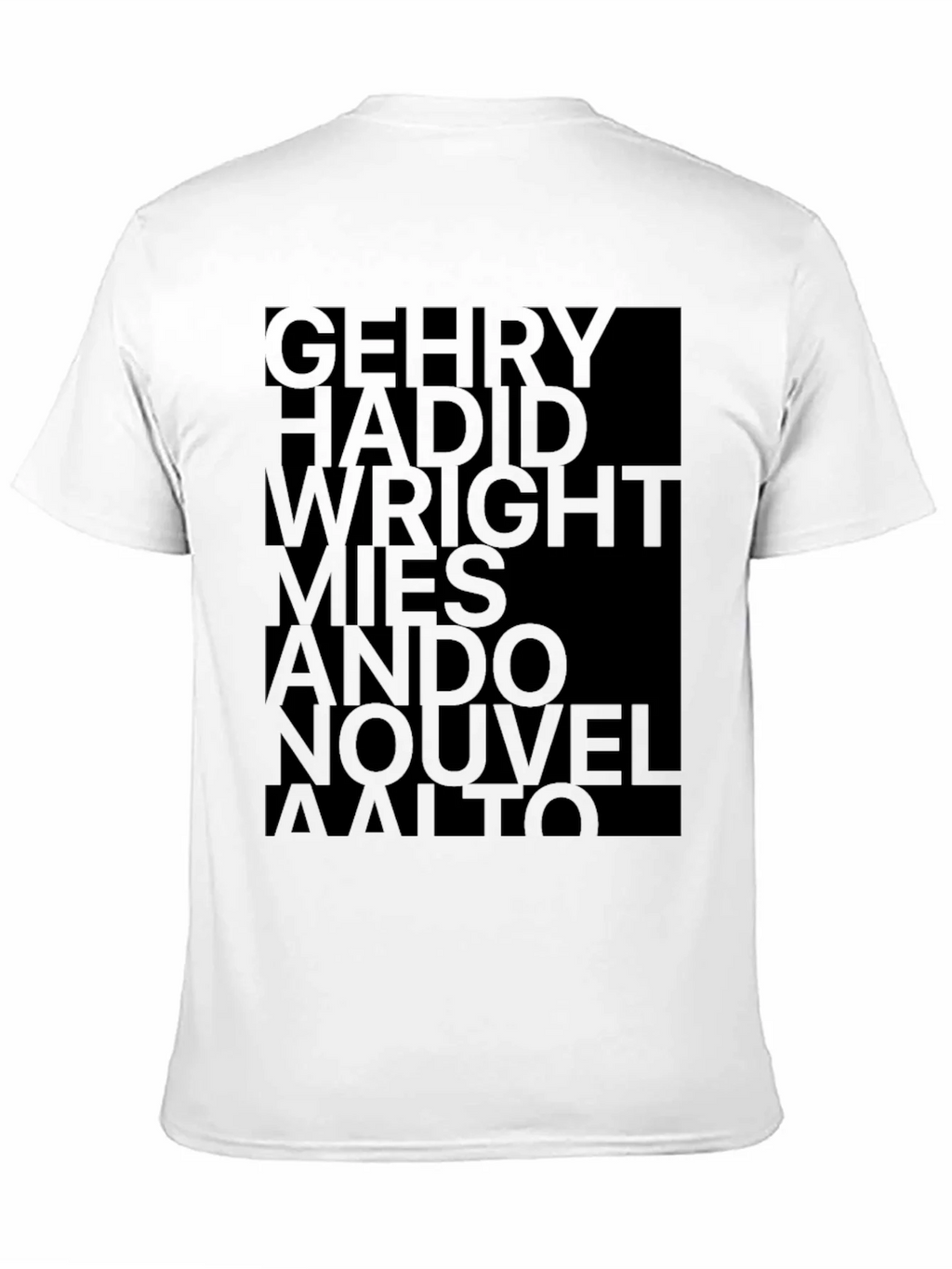 Architect Names T-Shirt - Modern Art Tee product image 8