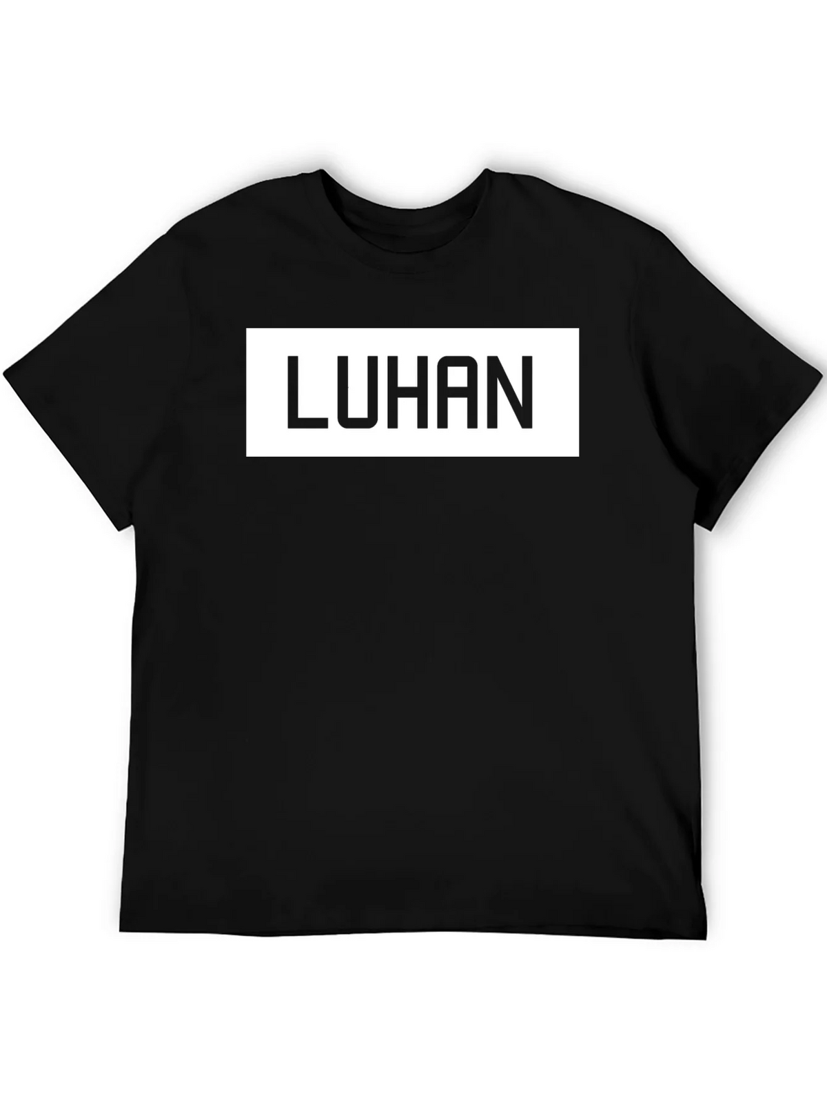 LUHAN Graphic Tee - Stylish Black Cotton Blend T-Shirt product image 5