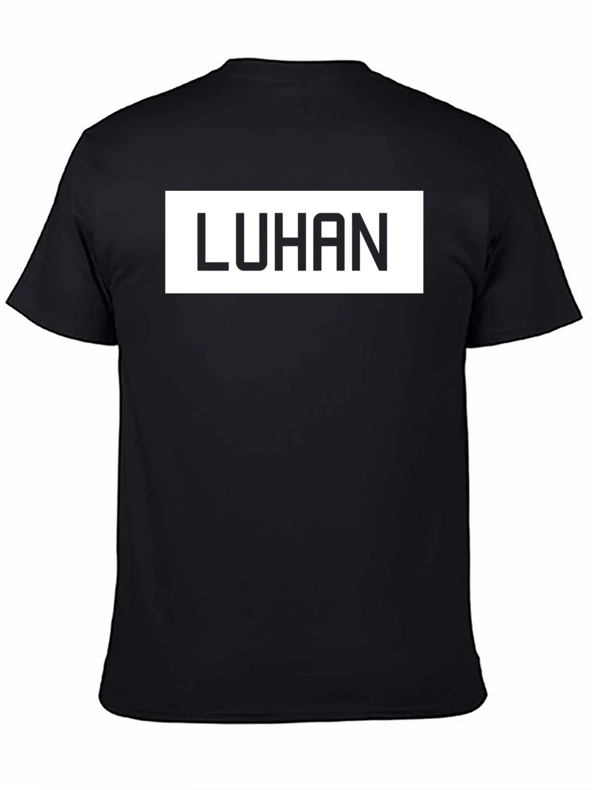 LUHAN Graphic Tee - Stylish Black Cotton Blend T-Shirt product image 4