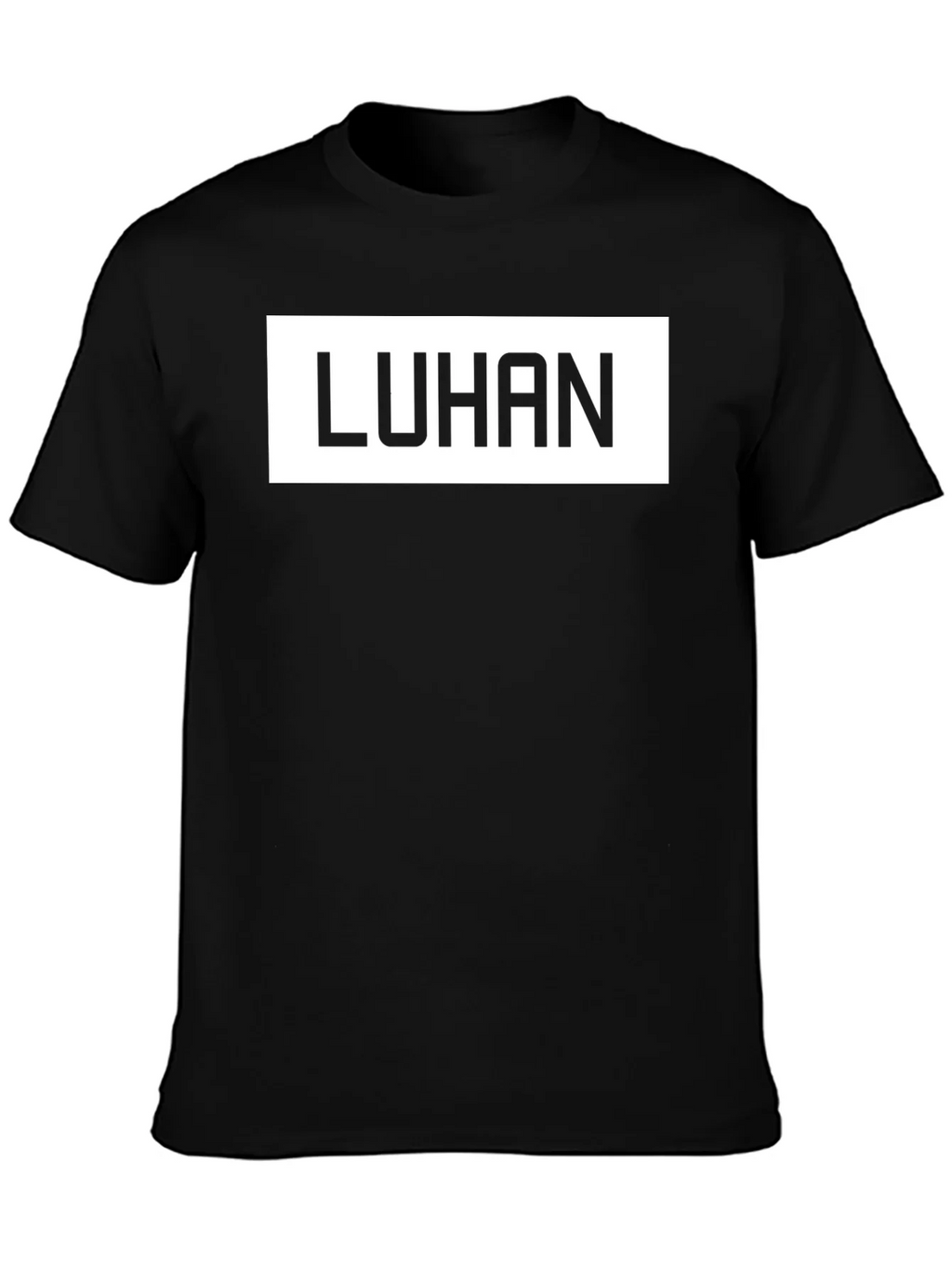 LUHAN Graphic Tee - Stylish Black Cotton Blend T-Shirt product image 3