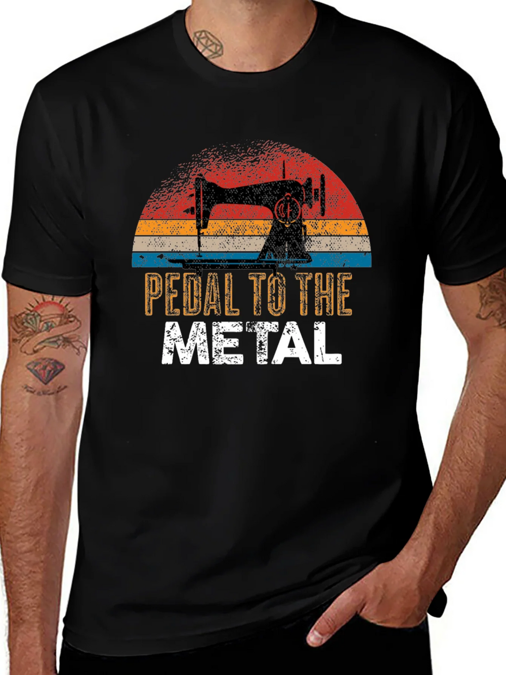 Pedal to the Metal Sewing T-Shirt product image 1