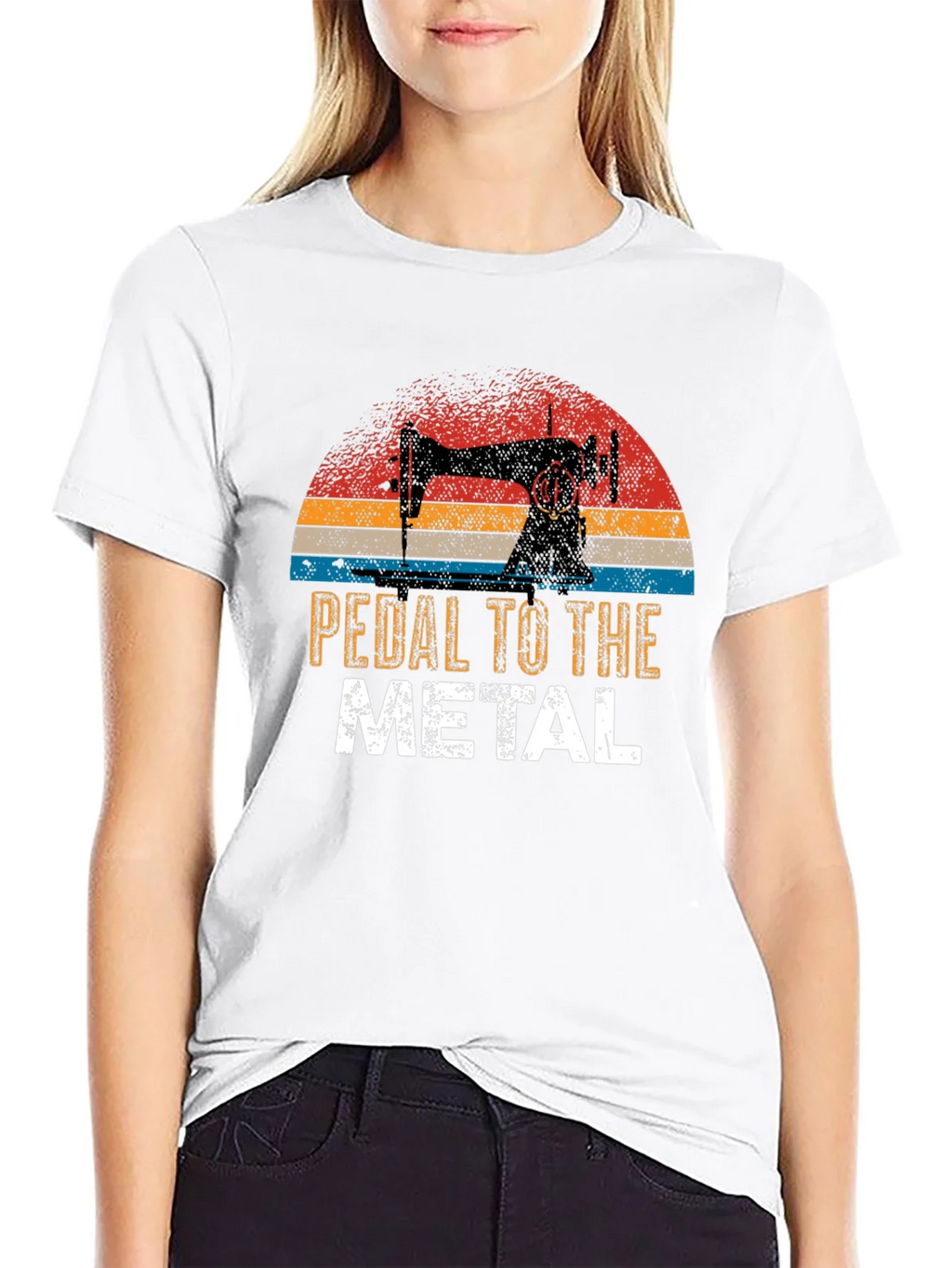Pedal to the Metal Sewing T-Shirt product image 8