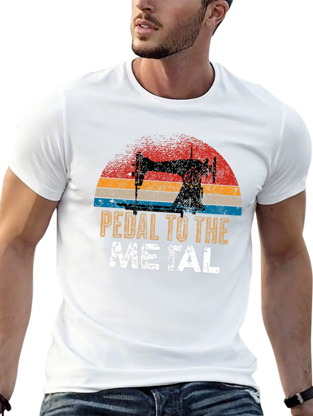 Pedal to the Metal Sewing T-Shirt product image 12
