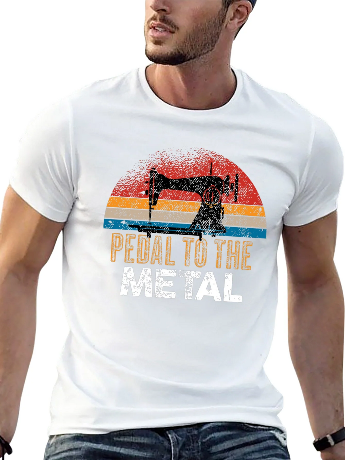 Pedal to the Metal Sewing T-Shirt product image 12