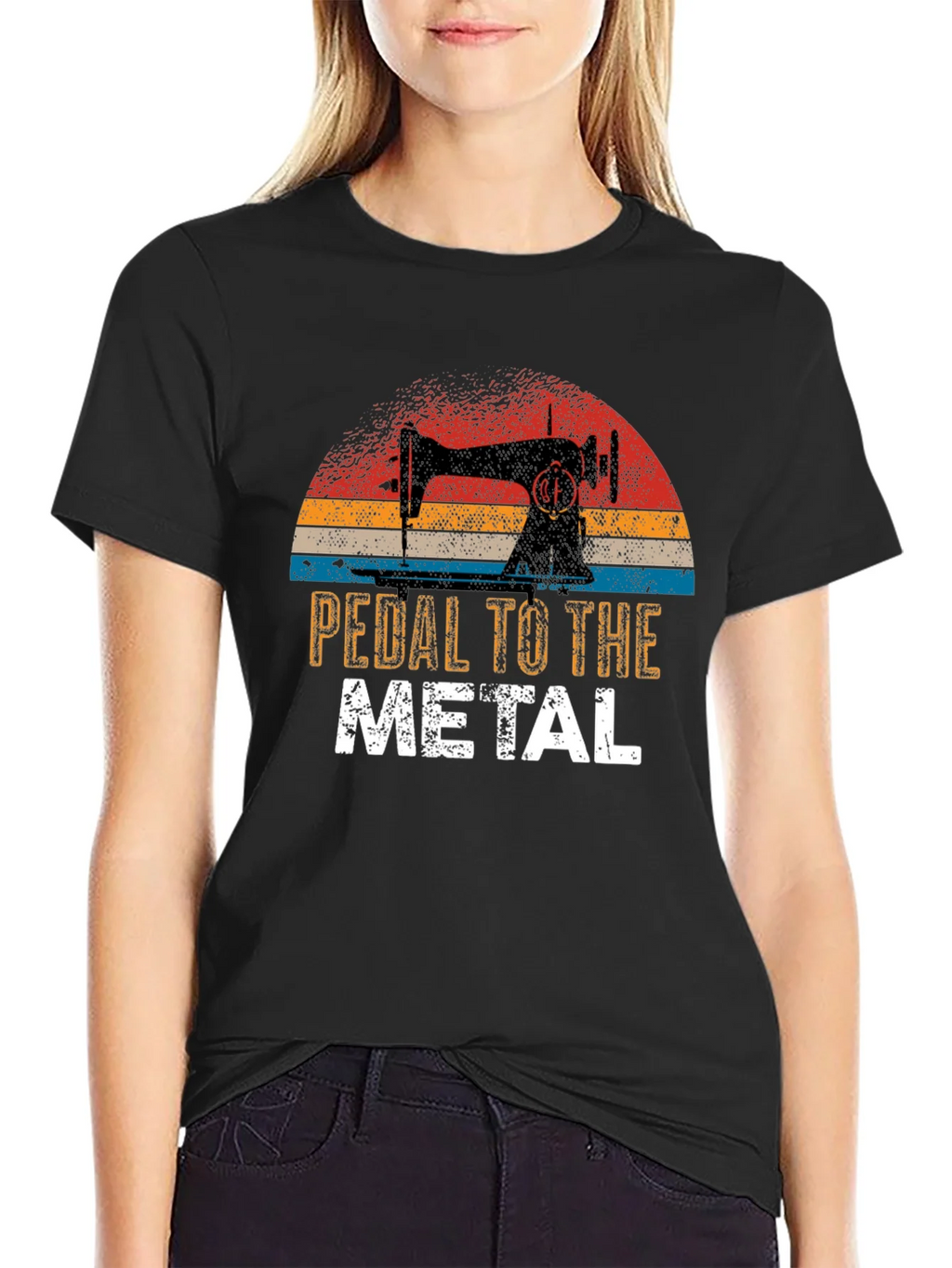 Pedal to the Metal Sewing T-Shirt product image 2