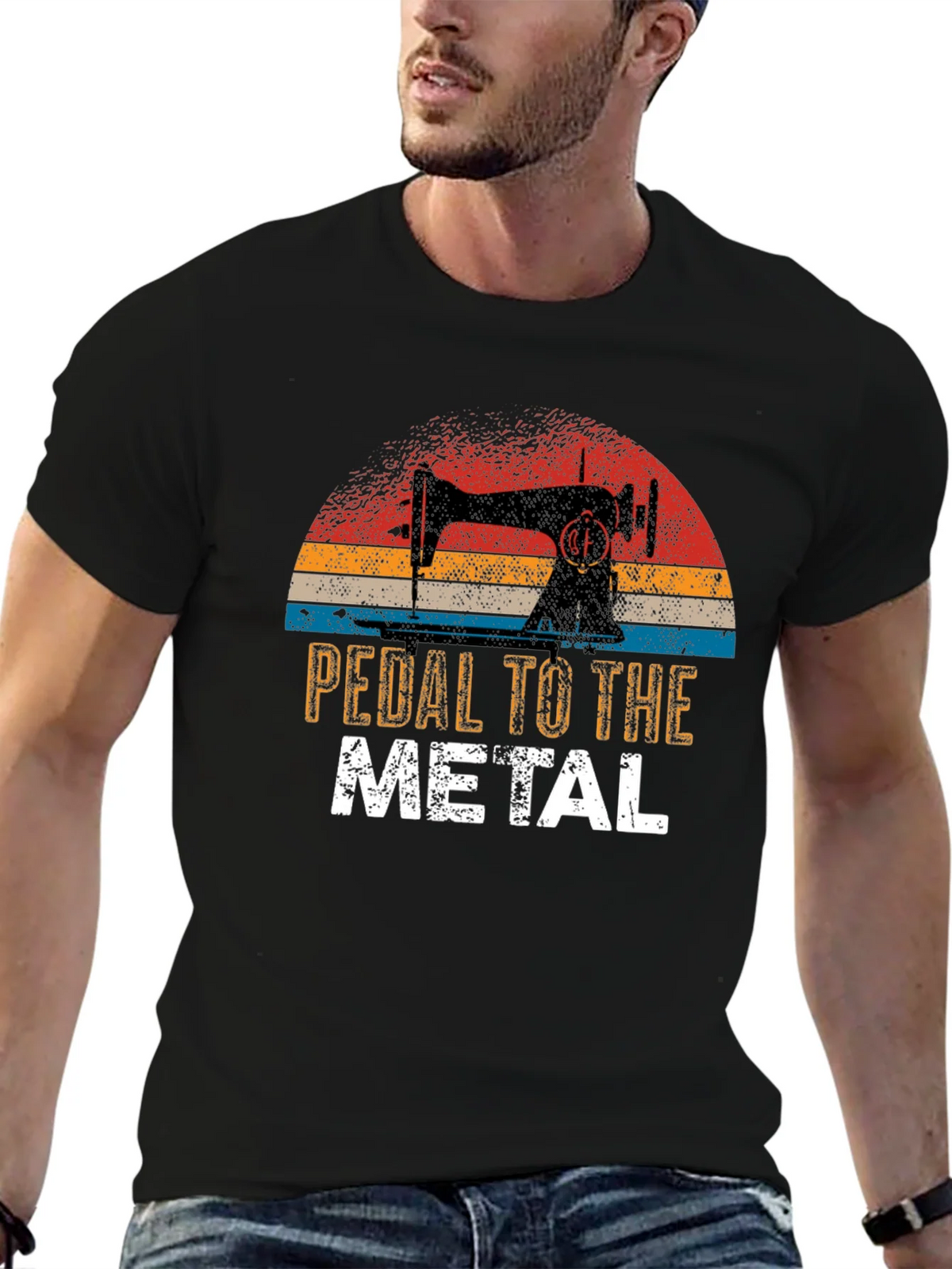 Pedal to the Metal Sewing T-Shirt product image 6