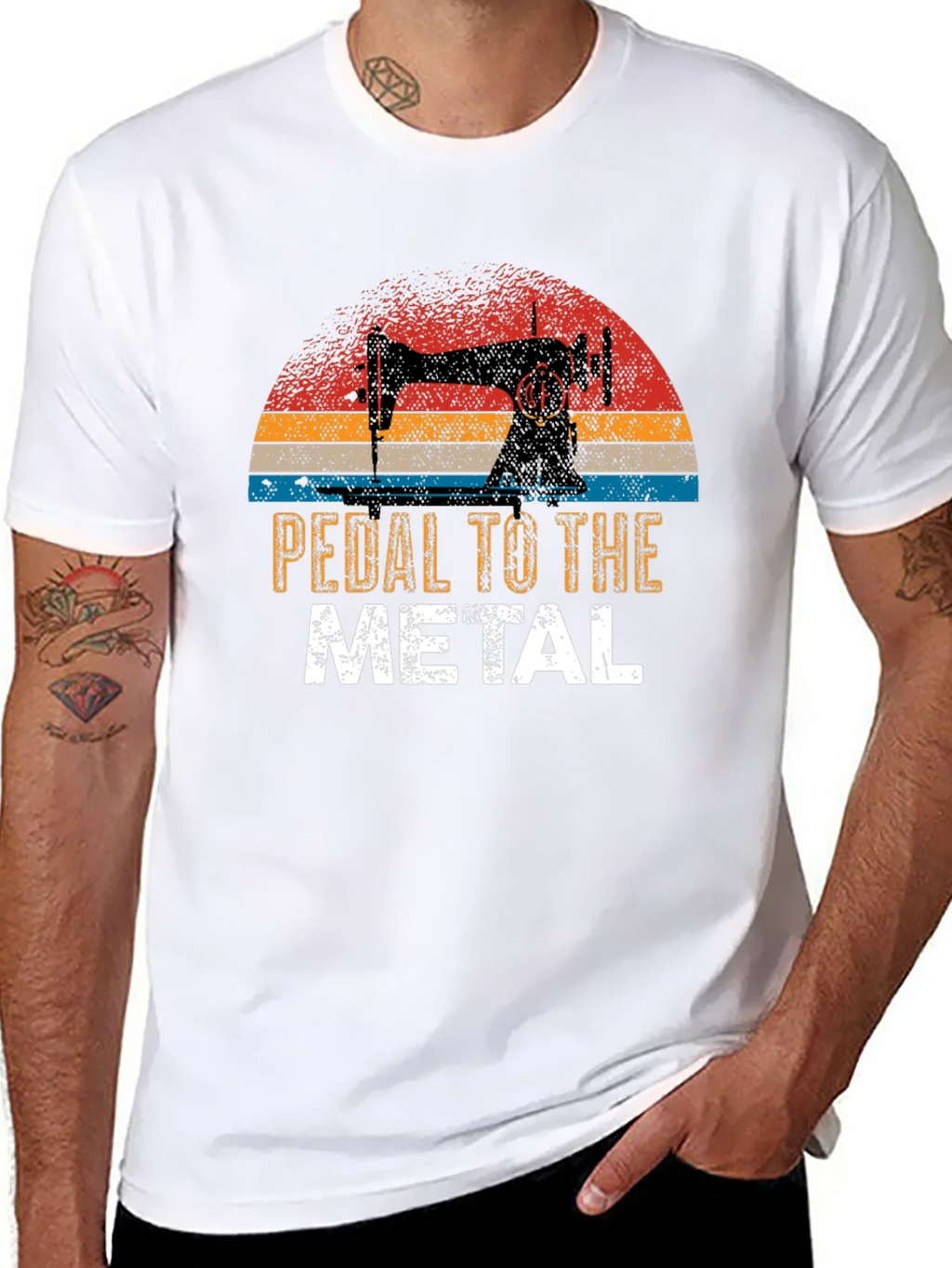 Pedal to the Metal Sewing T-Shirt product image 7