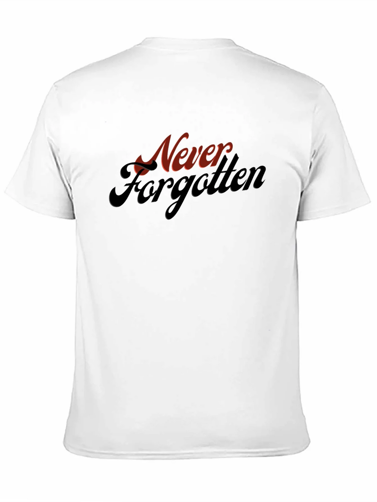 Never Forgotten Graphic Tee - Retro Style Black T-Shirt product image 10