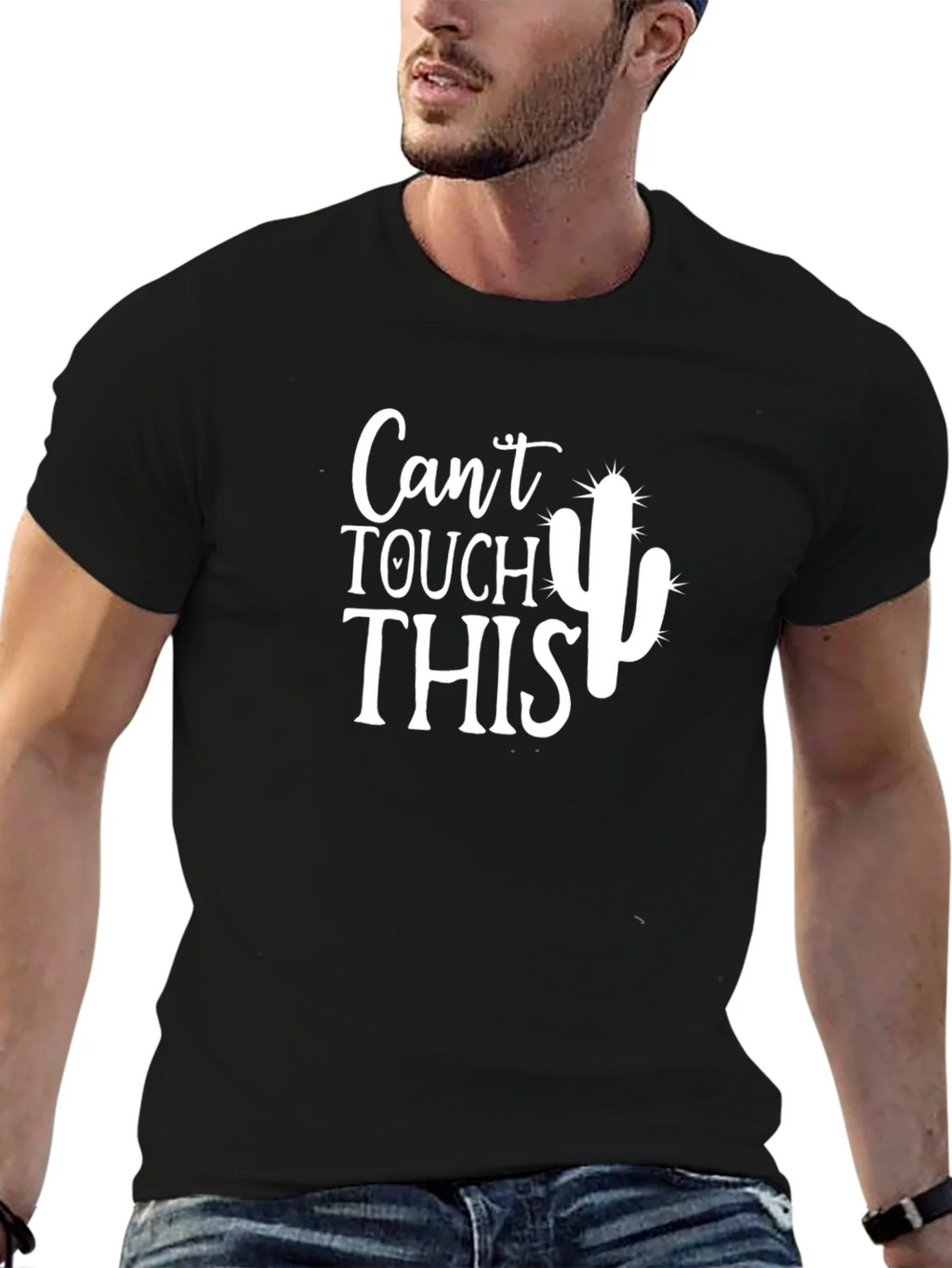 Cant Touch This Cactus Graphic Tee product image 5