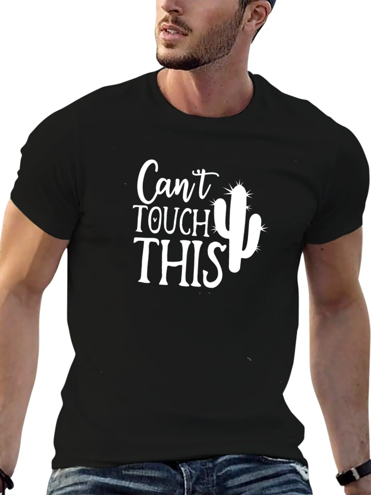 Cant Touch This Cactus Graphic Tee product image 5